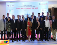 Lãnh đạo TP tiếp các đại biểu tham gia Hội nghị thượng đỉnh về thành phố thông minh ASOCIO 2018 - Hà Nội